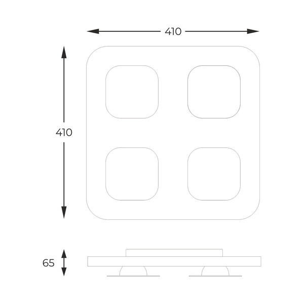 A0563-04H-S8TH CONSTELLATION LAMPA ŚCIENNA