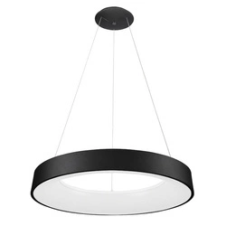 Lampa wisząca Giulia śr. 80cm 80W LED ciepła biel 3000K | czarny