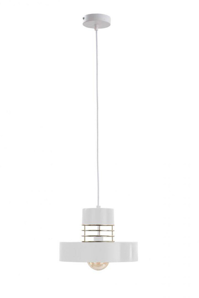 Lampa wisząca 1xE27 BOSSI GOLD/WHITE