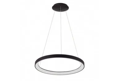 Lampa wisząca Italux Vico 78cm 60W LED barwa zmienna (CCT) | czarny