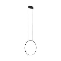 Lampa wisząca CIRCOLO LED 45cm 18W barwa ciepła 3000K | czarny