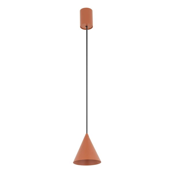 Lampa wisząca ZENITH XS wys.130cm szer.11cm GU10 IP20 | Terracotta 11456