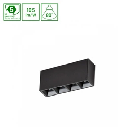 MINI16 ALLDAY INSPIRE ONE DARK LIGHT 80st CZARNY 930 10W 230V 160mm CZARNY