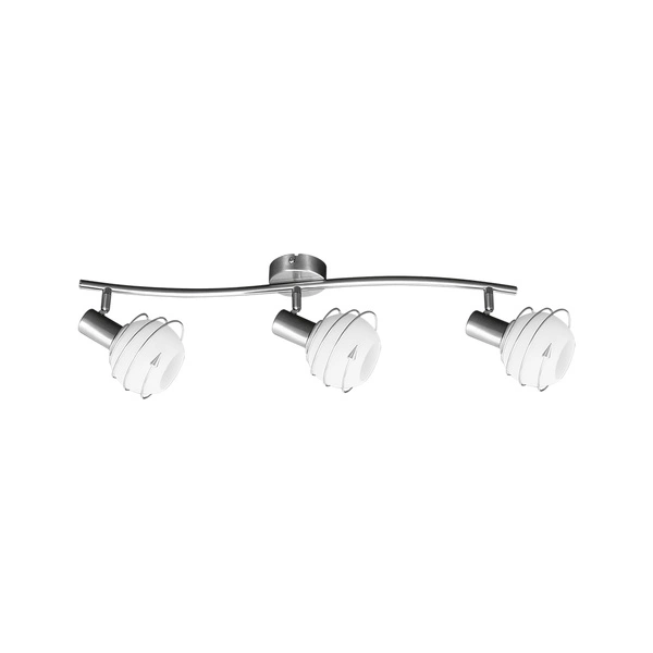 Lampa Sufitowa Daria 3xE14 Max.40W Metal Satynowy/Szkło Białe 2093327