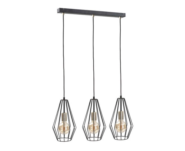 Lampa wisząca 3xE27 LEX GOLD