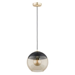 Lampa wisząca do salonu HIRA E27 wys. 90cm | złoty