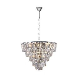 Lampa wisząca żyrandol glamour CHELSEA CHROME ML6001