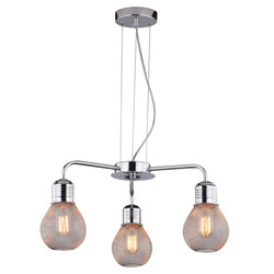 Lampa wisząca GLIVA 33-58539 chromowa 3x60W E27