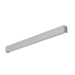 Kinkiet STRAIGHT WALL LED SILVER M 92cm T8 16W barwa ciepła 3000K | srebrny 7564