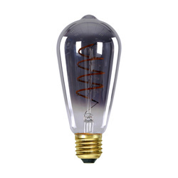 Żarówka filament LED Italux E27 6W 2200K 3S Dimm Spiral Smoke 757-ST64-3DM-SR-SM