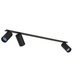 Lampa punktowa podtynkowa MONO SURFACE III szer. 70cm GU10 | czarny 7835