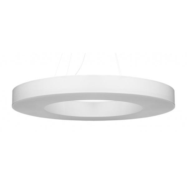 Nowoczesna lampa wisząca SATURNO SLIM SL.0797 90 cm biała 8xE27