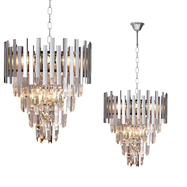 Żyrandol glamour ASPEN II CHROME ML5997