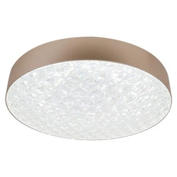 Plafon LUXIS, 14-75307, 48,5 cm, złoty/transparentny, 60W LED, zmienna barwa i jasność