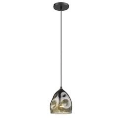 Lampa wisząca Melt 1xE27 czarny LP-126/1P