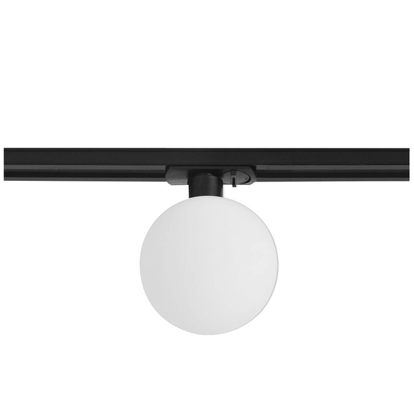 Lampa do szynoprzewodu jednofazowego BOLA, biała kula, 1x5W G9