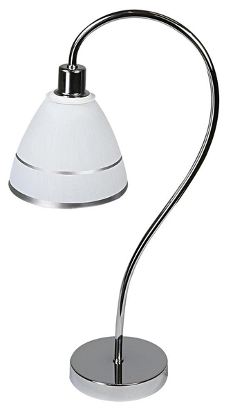 Lampa stołowa/nocna ELF 41-72627 chrom/biały 1x40W E14