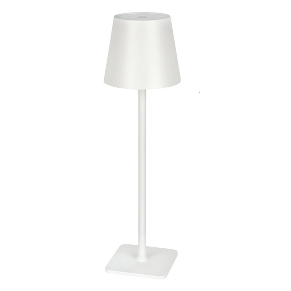 Lampa stołowa akumulatorowa ściemnialna TAZA WHITE CCT DIMM 3,5W 400lm IP54 | Biała