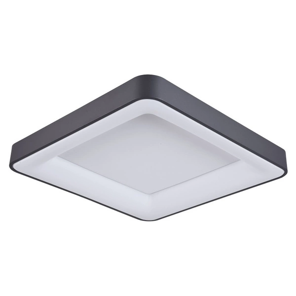 Plafon Giacinto dł. 60cm 50W LED ciepła biel 3000K | czarny