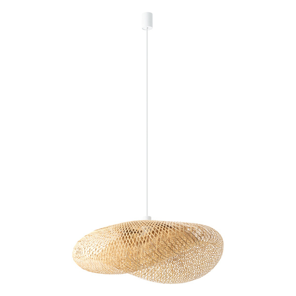 Lampa wisząca HAVANA L szer. 80cm E27 | naturalne drewno 11397