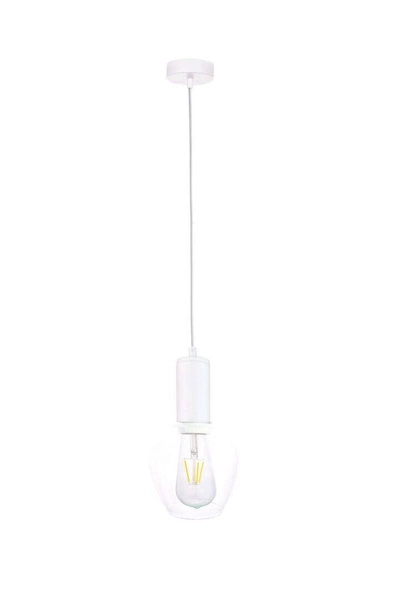 Lampa wisząca 1xE27 VERRE WHITE