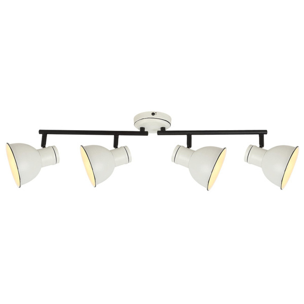 Lampa sufitowa ZUMBA 4xE14 biały/czarny 94-72153