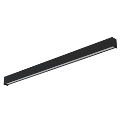 Kinkiet STRAIGHT WALL LED BLACK L 122cm T8 22W ciepła 3000K | czarny