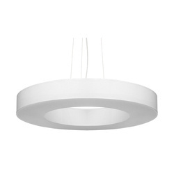 Nowoczesna lampa wisząca SATURNO SLIM SL.0753 70 cm biała 6xE27