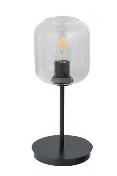 Klasyczna lampa stołowa SHINE E27 60W wys. 36cm | transparentny