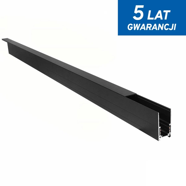 Szyna magnetyczna 48V natynkowa LED DOMENO LL-20B 150cm | czarna