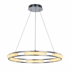 Lampa wisząca Theodore 62cm 60W LED ciepła biel 3000K | chrom