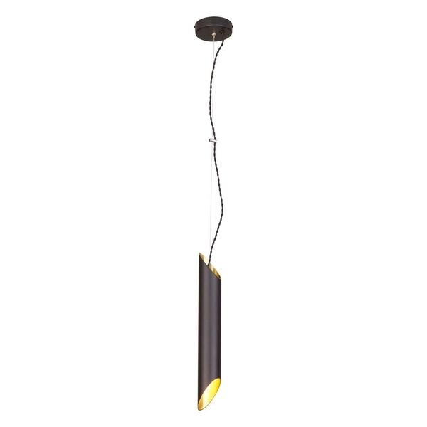 Lampa wisząca LIBRA, czarny/złoty, 1x40W E14, MZ5009