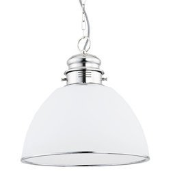 lampa wisząca nad stół Andy chrom śr. 39cm