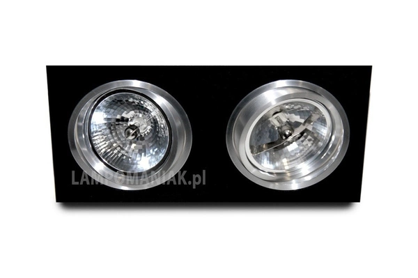 Azzardo SIRO 2 BLACK/ALUMINIUM 772