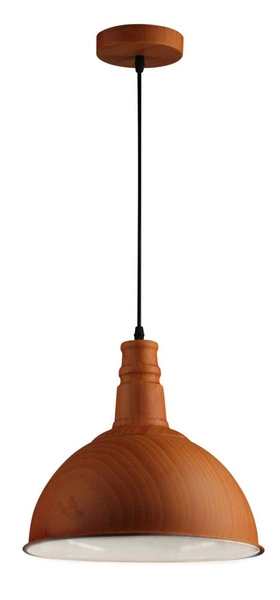 BARN LAMPA WISZĄCA 30 CZASZA 1X60W E27 BRĄZOWY