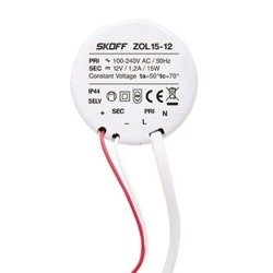 Zasilacz do puszkowy LED 12V SKOFF ZOL 15W 12V