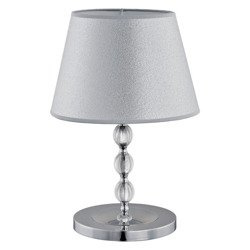 Lampa stołowa EMMANUELLE śr. 27cm E27 | chrom