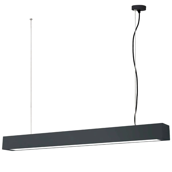 Lampa wisząca Ibros 93cm 24W LED barwa neutralna 4000K | czarny