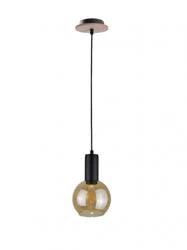 Lampa wisząca 1xE27 JANTAR WOOD