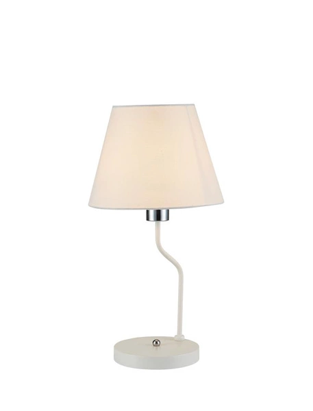 Lampa stołowa YORK LEDEA, 50501101, biała, 1x60W E14