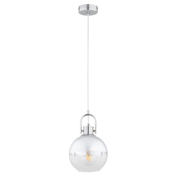 Lampa wisząca ALFA DEROL CHROM 1xE27 20cm | 61427