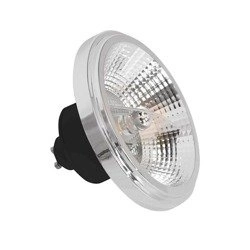 Żarówka LED 12W AR111 GU10 4000K czarna z odbłyśnikiem EKZA3407