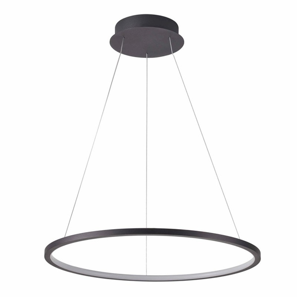 Lampa wisząca Italux Vinola 100cm 58W LED barwa zmienna | czarny