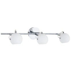 Lampa listwa 3 pkt białe kule 67cm