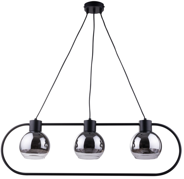 Lampa sufitowa wisząca LINDA 3 ZWIS czarny 31891