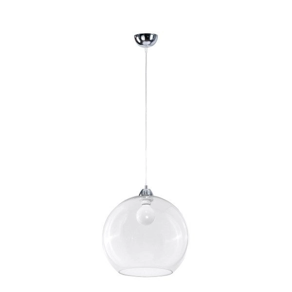 Nowoczesna lampa wisząca KEN V 150 transparentny śr. 30cm