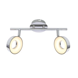 Lampa sufitowa ISLA 2x4W LED chrom, barwa ciepła 3000K 92-61713