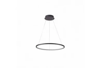 Lampa wisząca Italux Vinola 40cm 24W LED barwa zmienna | czarny