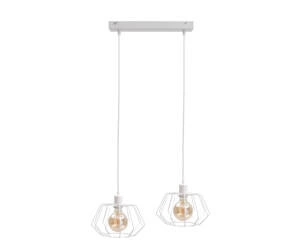 Lampa wisząca 2xE27 LUNA WHITE