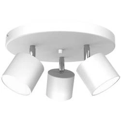 Lampa sufitowa plafon DIXIE WHITE 3x GX53 szer. 30cm | biały